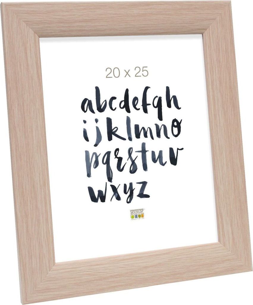 Deknudt Holzrahmen S53G eiche 13x18 cm breit abfallendes Profil