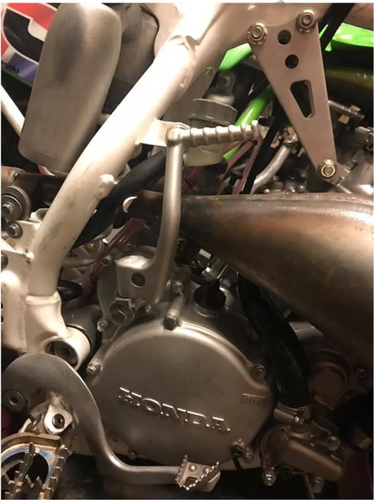 Levier de Kick Moto Honda CR125 Argent - Pédale de Démarrage RFX Race