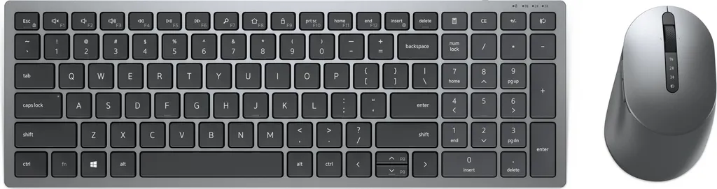 Clavier sans Fil Dell KM7120W AZERTY Belge Bluetooth pour PC et Tablette