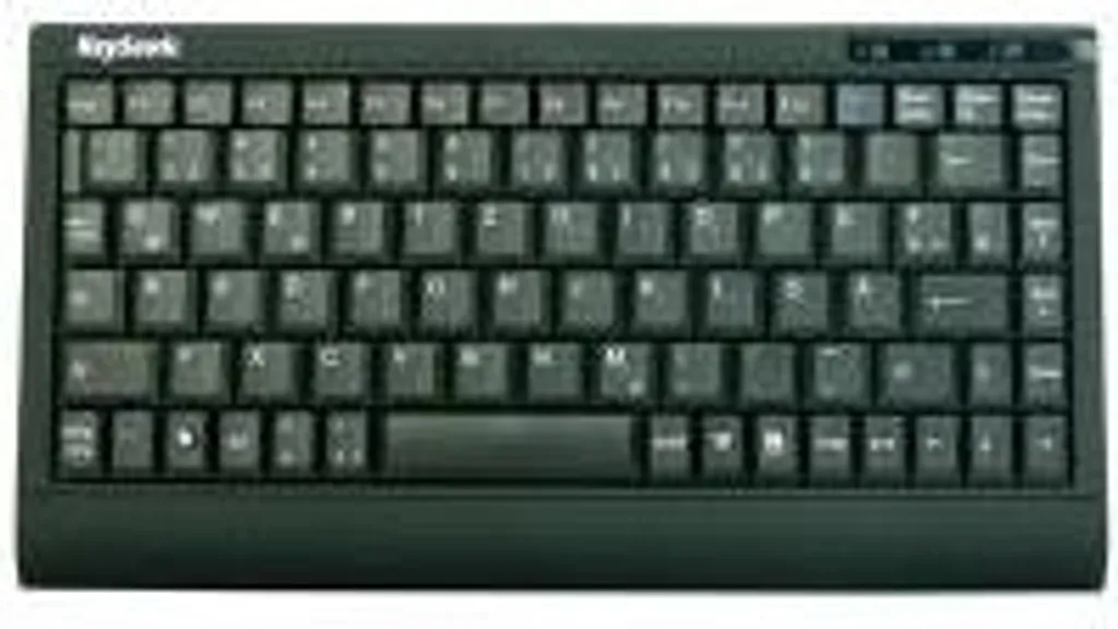 KeySonic ACK-595C+ Clavier Compact USB PS/2 pour Espace Réduit Noir - 16