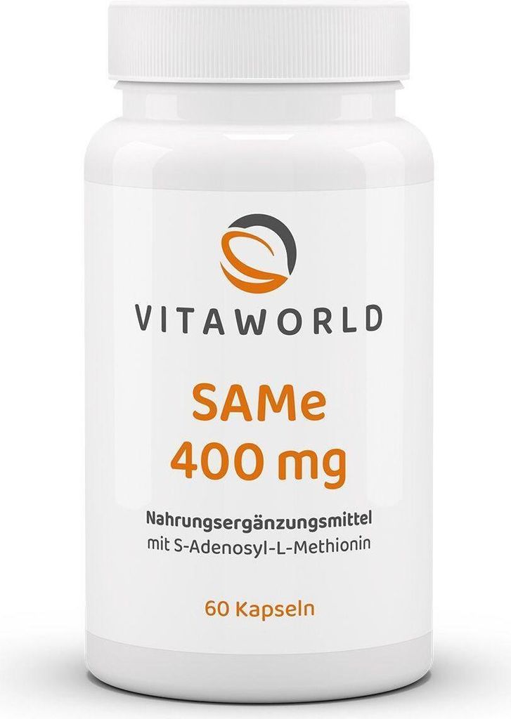 vitaworld SAMe 400 mg S-adenozylometionina w kapsułkach, 60 Zdjęcie produktu 