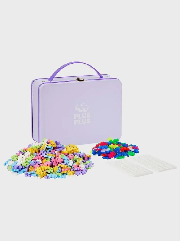 Jeu de Construction Plus-Plus Pastel en Valisette de 600 Briques Mini - 12