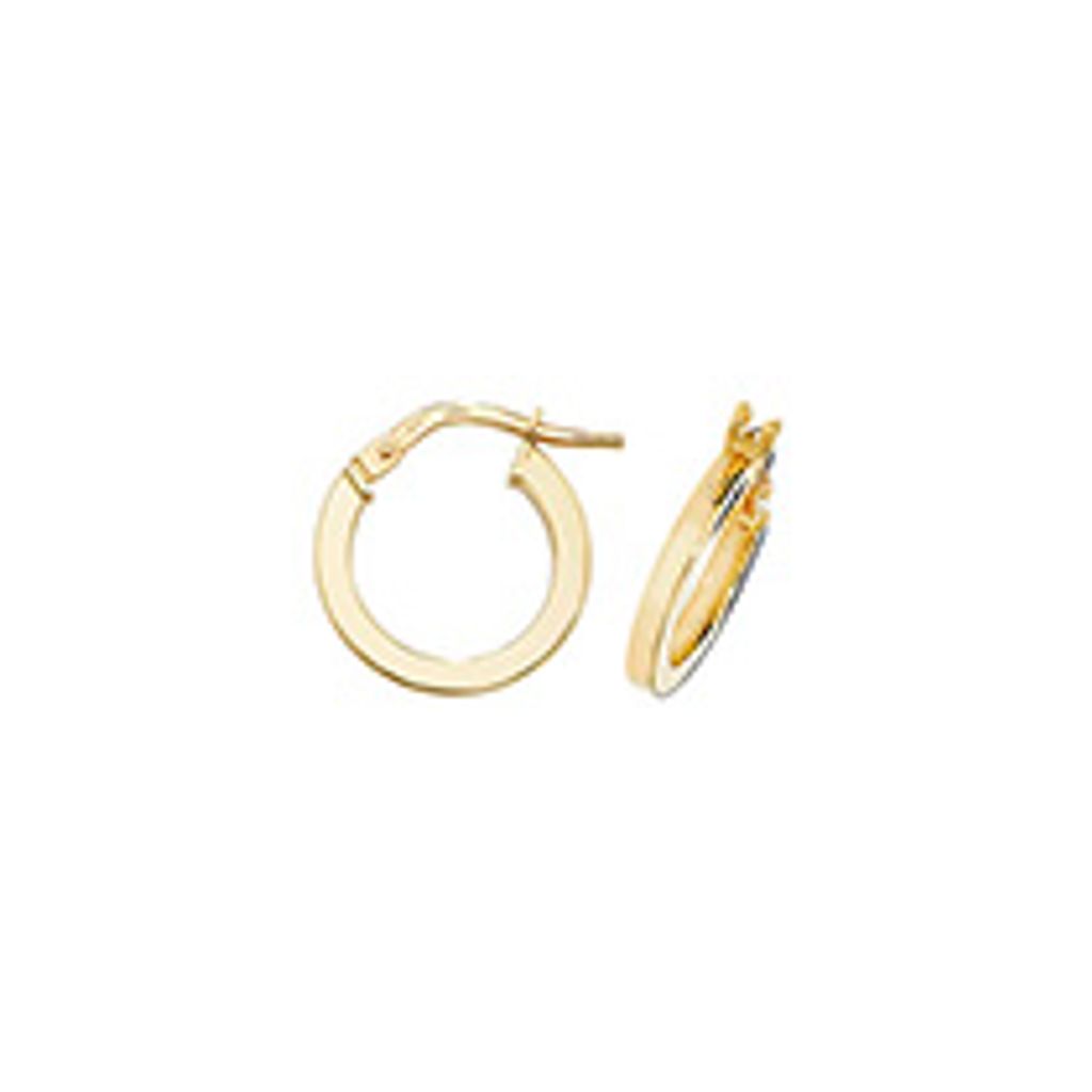 9 Karat (375) Gold Damen - Paar Creolen - 8mm; TRS38433MM8