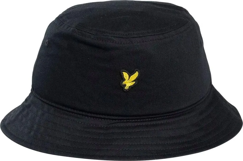 Chapeau à pois Lyle & Scott Senior avec logo aigle brodé - Coton doux