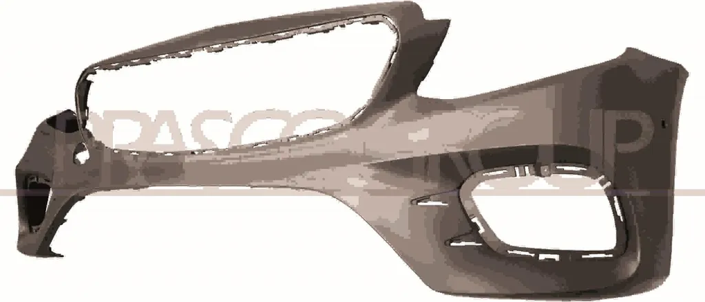 Bouclier Avant pour Mercedes Classe E S213 W213 - Modèle PRASCO Noir