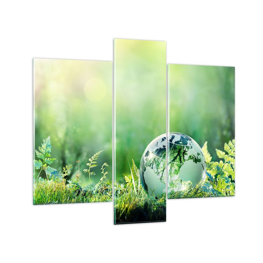 Bilder auf glas - natur natur - 95x80cm - Glasbilder - Wandbilder - Bilder - Kunstdruck - zum Aufhängen bereit - Wanddekoration aus Glas - Glas Bi...