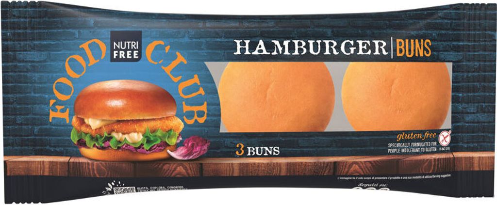 Nutri Free Panino Hamburger 3er 110g