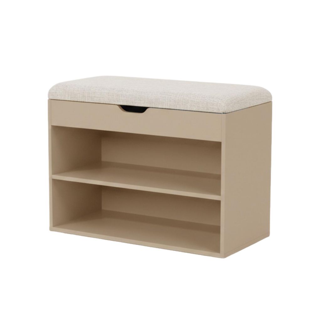 Szafka na buty z siedziskiem LEVA, 60 x 30 x 47 cm Zdjęcie produktu 