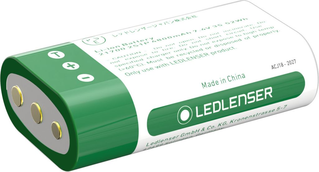 Ledlenser 2x 21700 Li-ion Rechargeable Battery Pack Obrázek produktu 