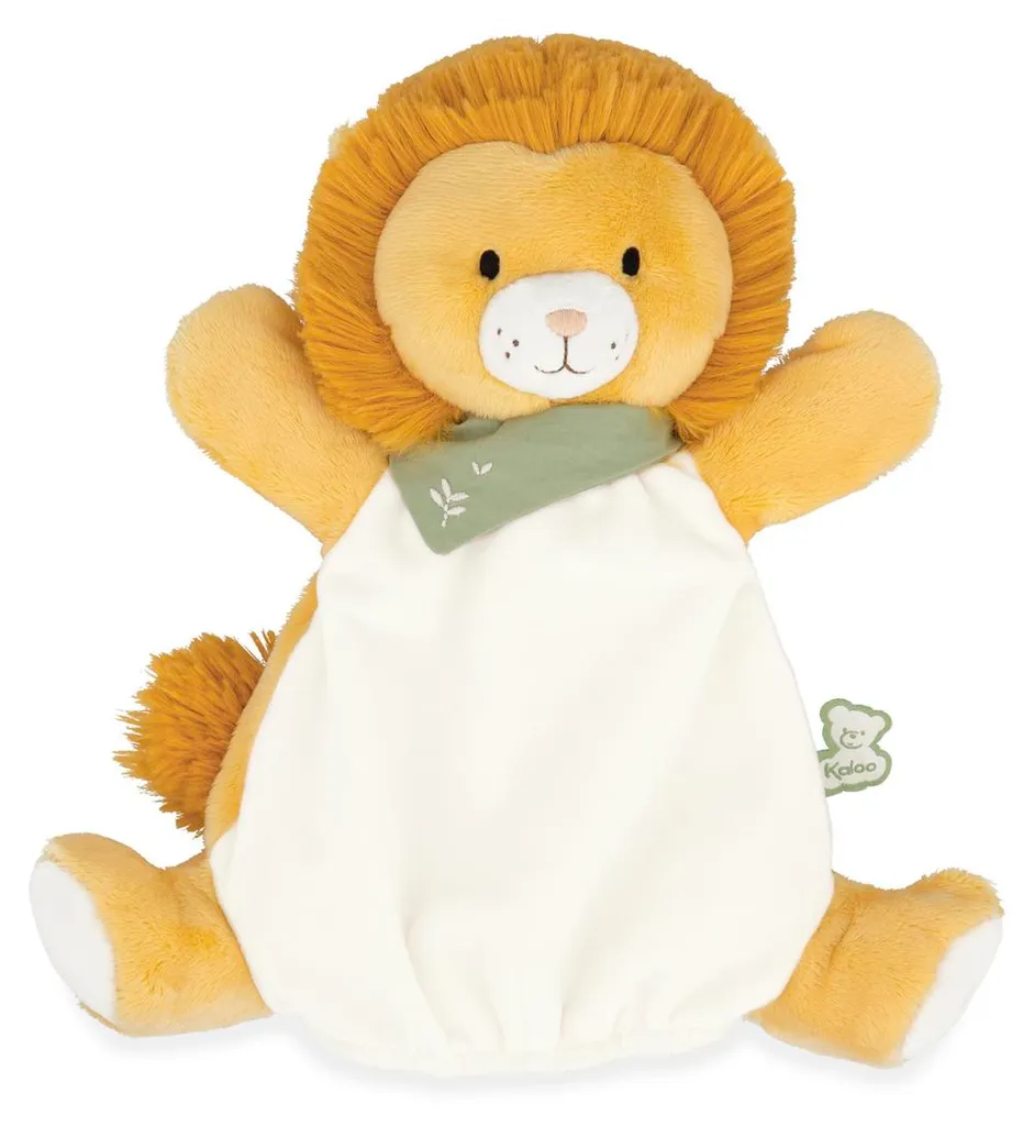 Marionnette Lion Kaloo contre les pleurs, peluche apaisante pour petit