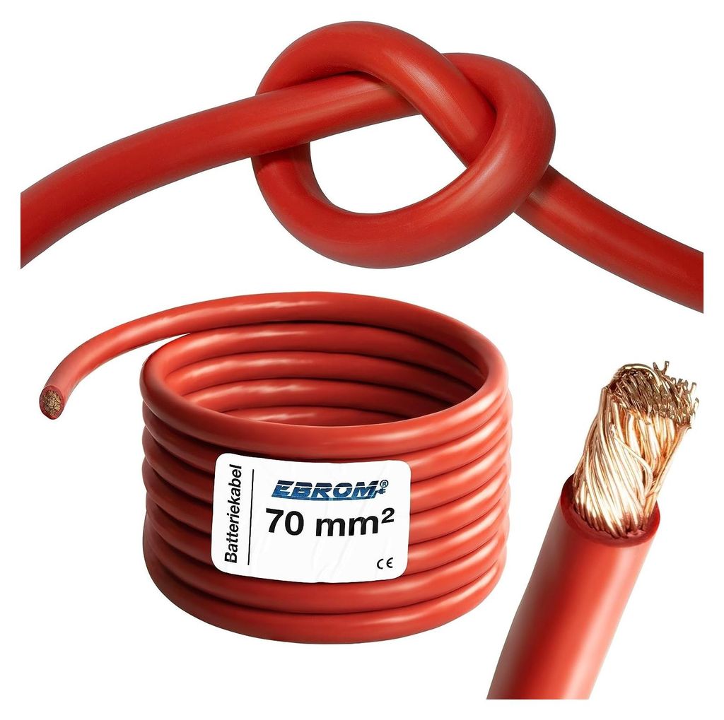 EBROM Batteriekabel hochflexibel Hi-Flex (Hi Flex) 70mm2 Produktbild 