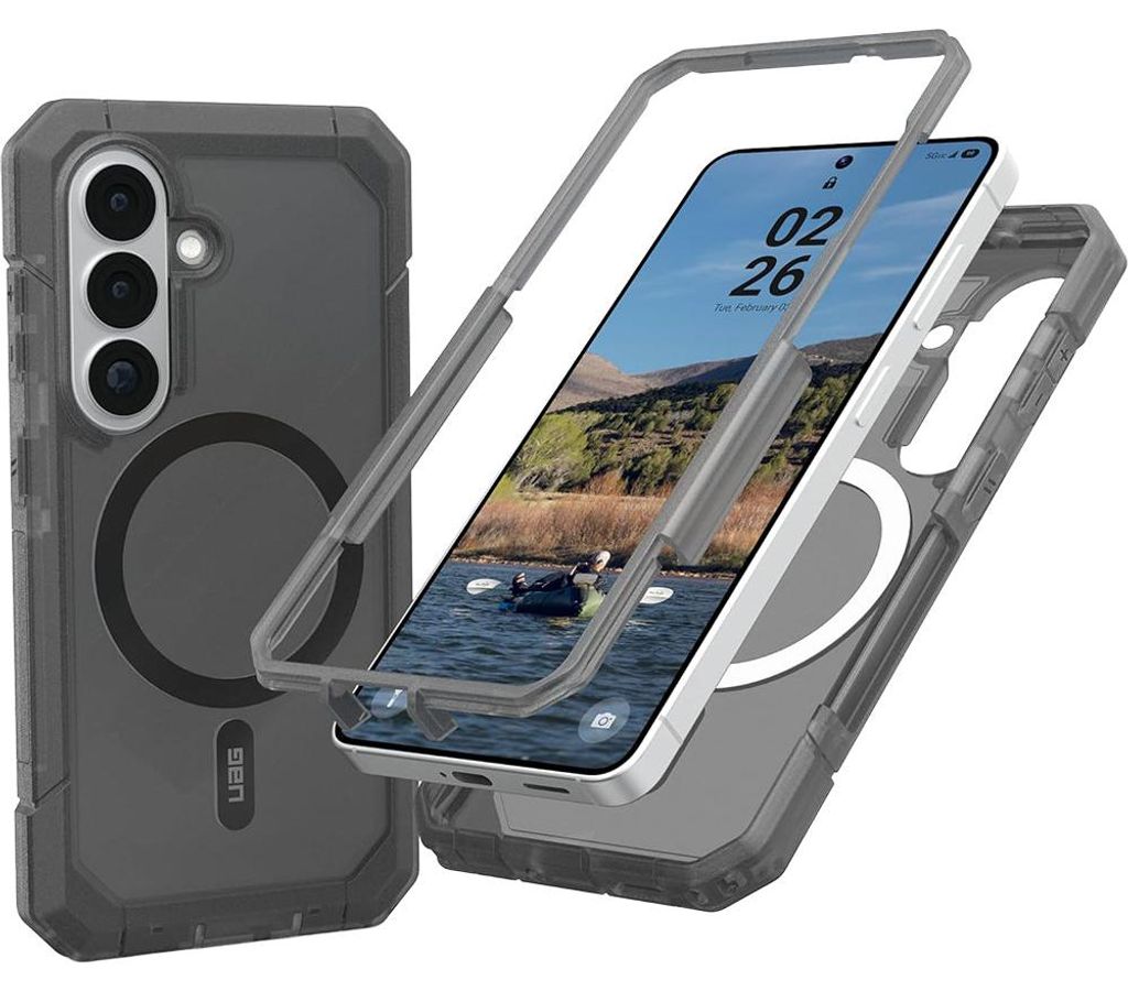 Handyhülle für Galaxy S26, Urban Armor Gear Trooper Mag, Schwarz und Transparent