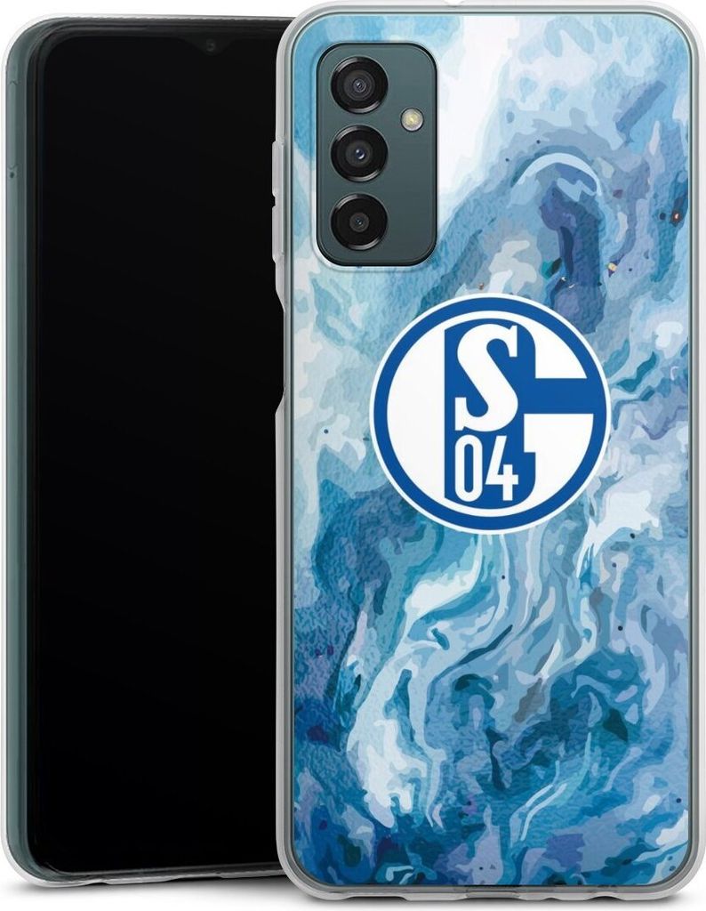 DeinDesign Handyhülle für Samsung Galaxy M23 5G Silikon Hülle Case Smartphone Schutzhülle FC Schalke 04 Fanartikel Logo
