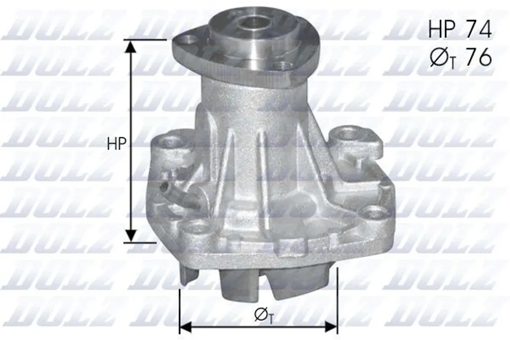Pompe de refroidissement moteur DOLZ pour OPEL Frontera A SUV série U92