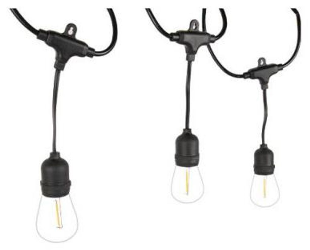 Girlanda LED 15m 15x1W E27 IP44 Zdjęcie produktu 