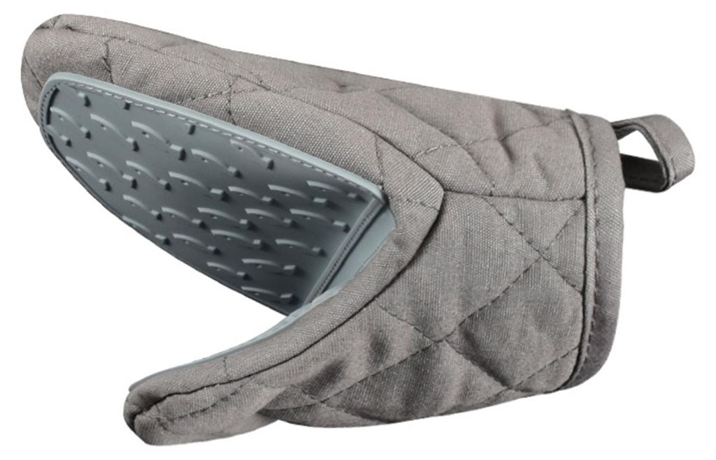 1 Stück Silikon-Isolierhandschuhe, Baumwollfüllung, hitzebeständige Ofenhandschuhe, Küchenhelfer zum Backen und Grillen