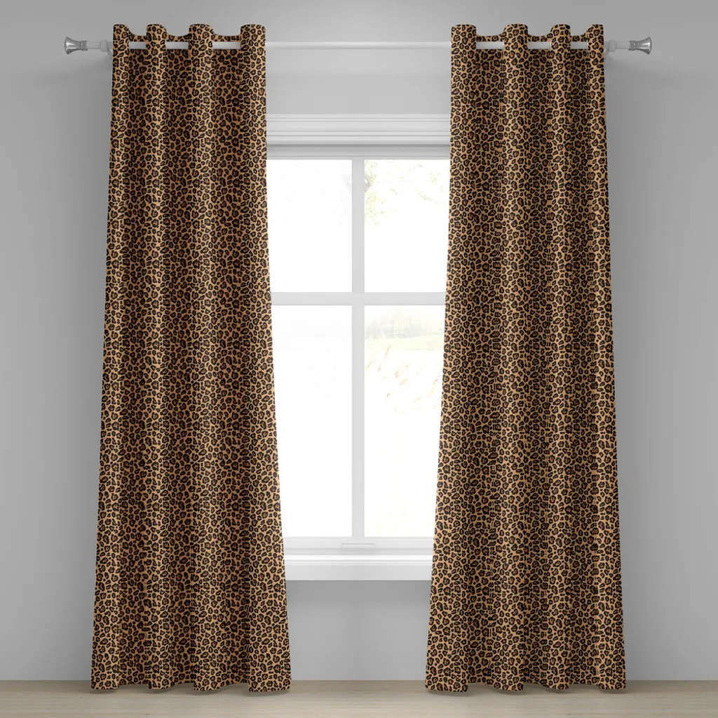 ABAKUHAUS Tende con Occhielli Leopardate | Arredo Casa Safari 280x175