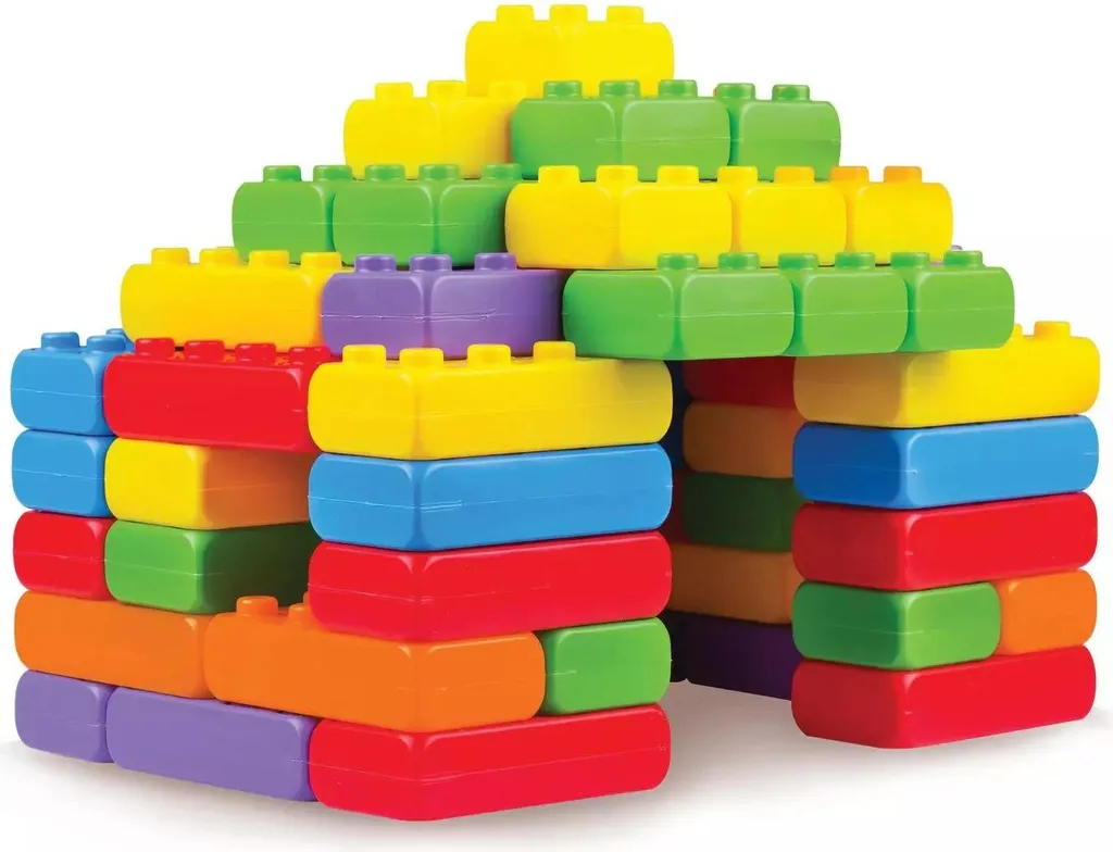 Briques Junior 60 multicolores : blocs de construction haute qualité - 11