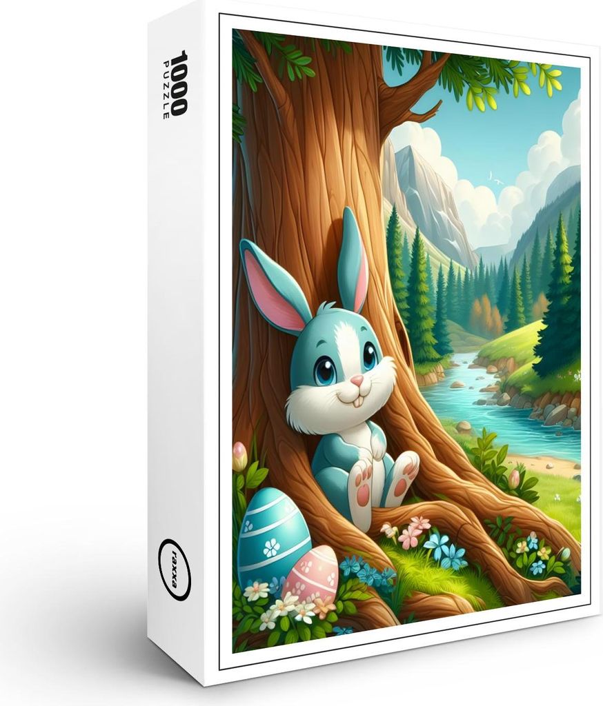 raxxa Premium-Puzzle "Der stille Hüter des Frühlings", 1000 Teile