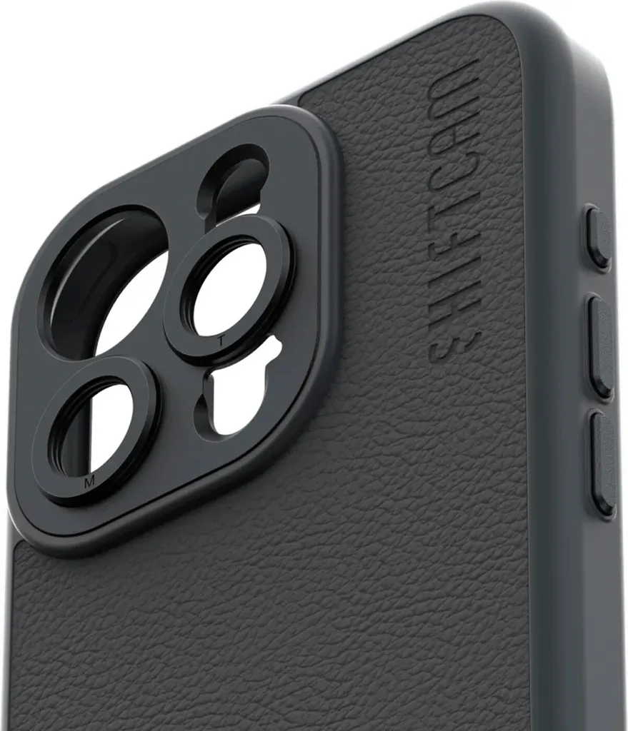ShiftCam Coque iPhone 15 Pro avec support objectif photo noir
