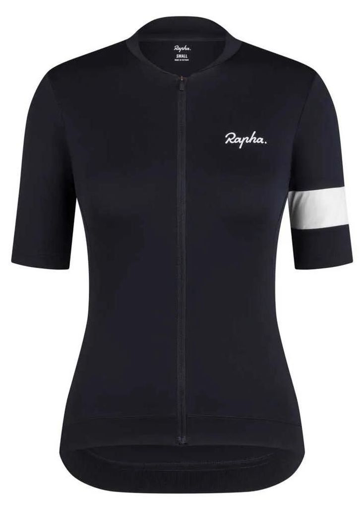 Rapha Core Kurzarm-radtrikot Schwarz XS Frau Schwarz XS