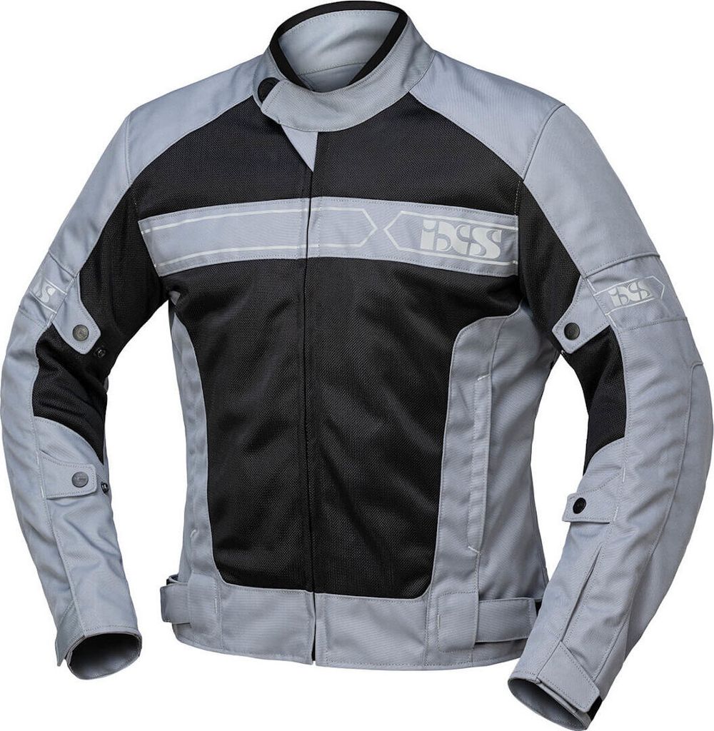IXS Evo-Air Motorrad Textiljacke, grau/schwarz, 2XL