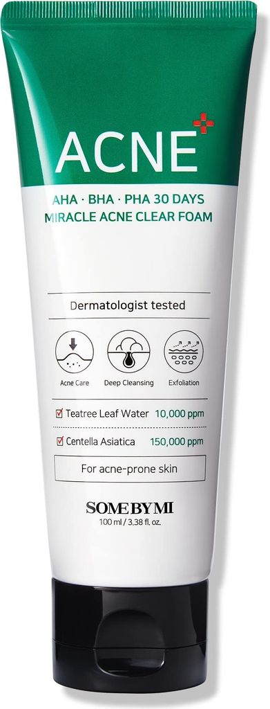 Some By Mi AHA.BHA.PHA 30 Days Miracle Acne Clear Foam 100 Produktbild 