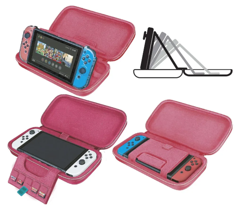 Housse Protection Console Nintendo Rose Rigide Bigben Modèle PPST100 - 5