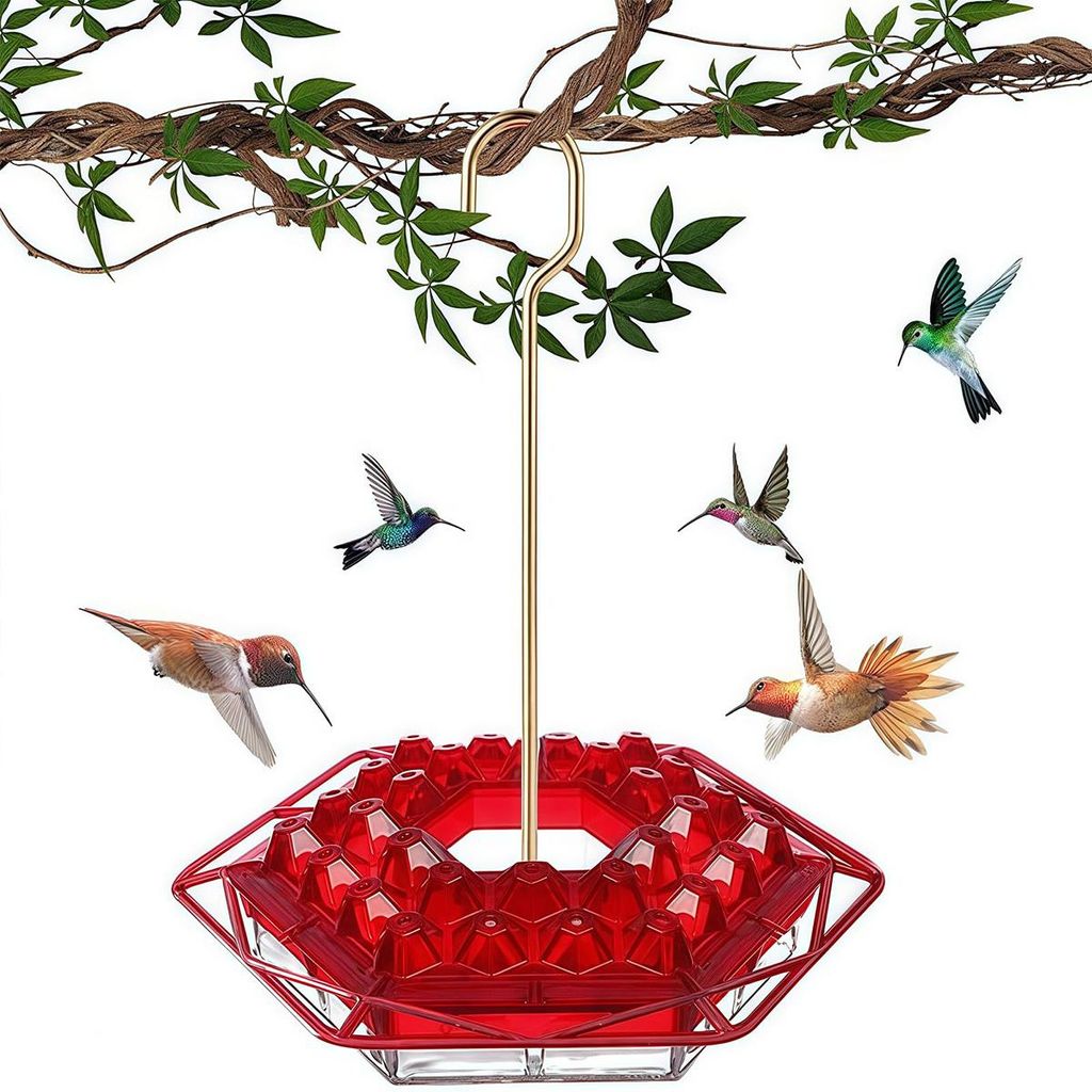 Vögel-Futterspender, Kolibri-Futterstation mit Produktbild 