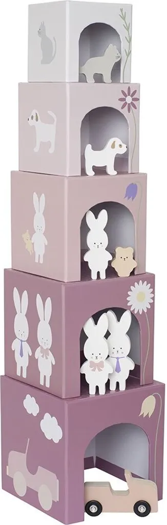 Apprendre à Compter : Jeu Bunny Famille Jabadabado Beige 1-5 Unités
