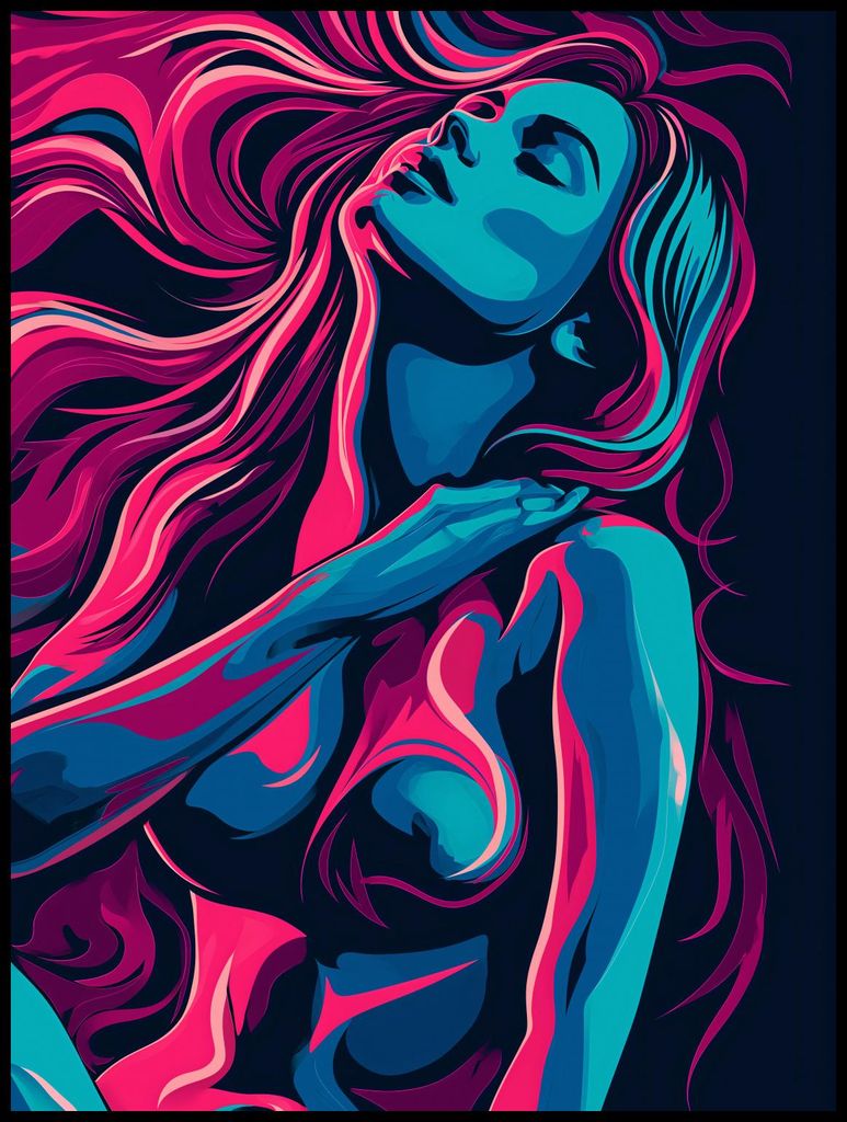 Plakat 75x100cm Aufblühen