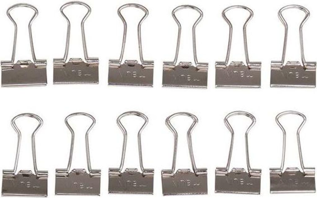 MAUL Foldback-Klemmer mauly® Federstahl Metall 12 Stück 13 Produktbild 