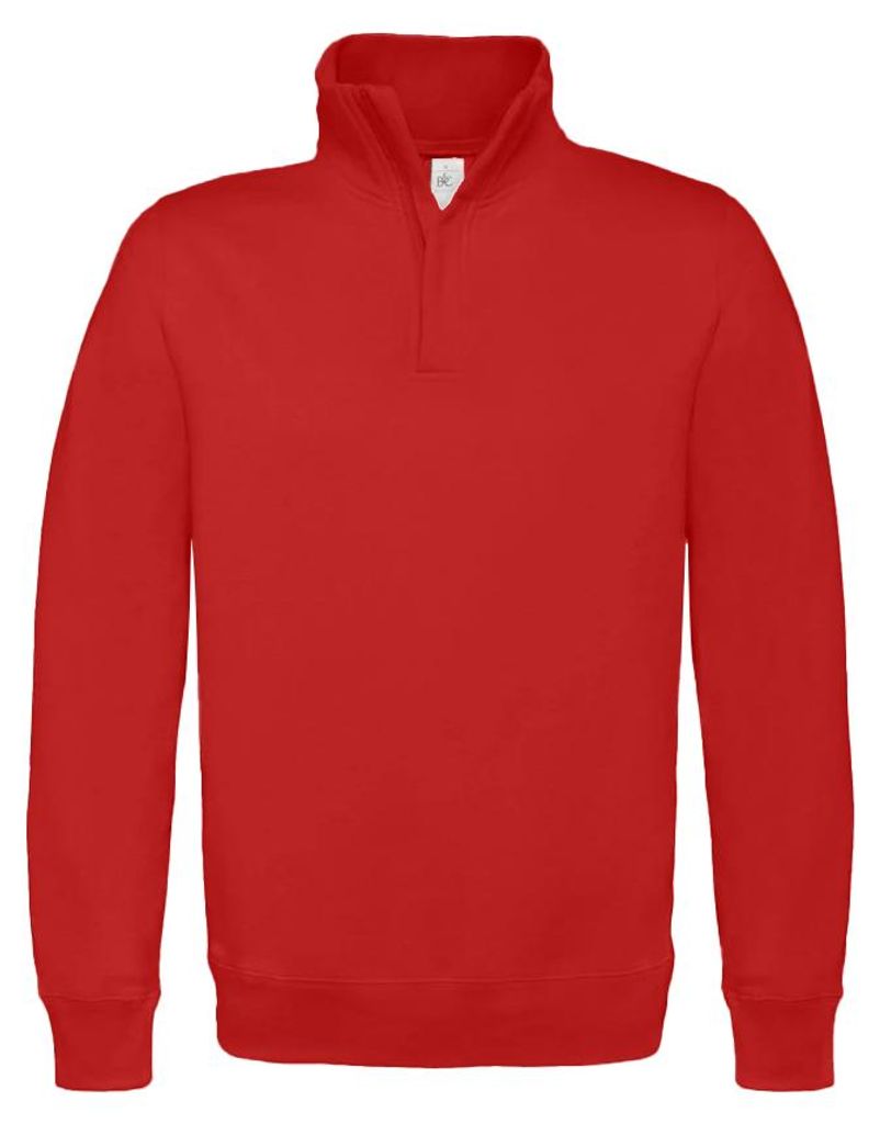 B&C - "ID.004" Sweatshirt für Herren/Damen Uni LT1776 (XL) (Rot)