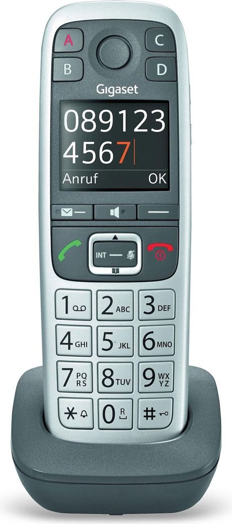 Gigaset E560HX Zusatz-Mobilteil schwarz Produktbild 