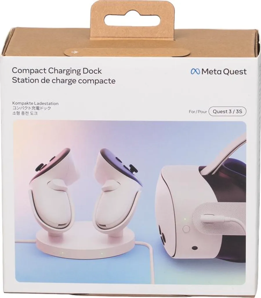 Dock de chargement Quest compact - Support de charge blanc haute performance