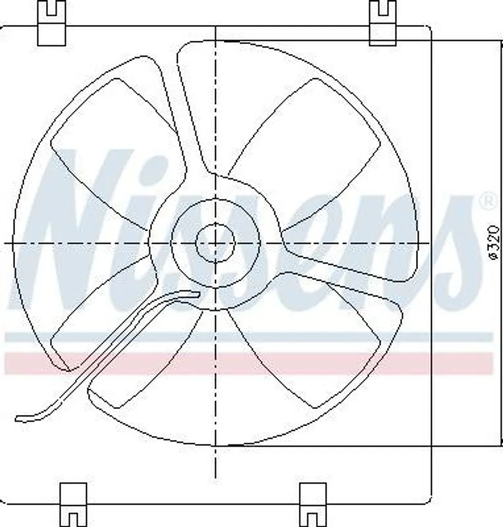 Ventilateur de Radiateur 12V pour Galant - Remplacez votre OE MB605111