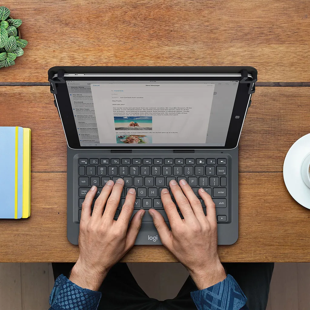 Logitech Universal Clavier et étui : protégez et tapez plus vite sur tablette - 13