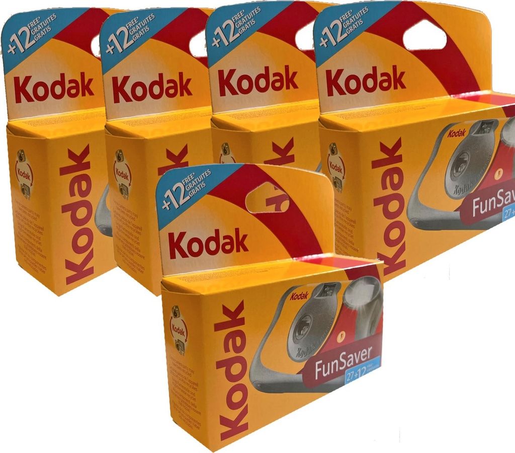 5 x 1A PHOTO PORST jednorázový fotoaparát Kodak Fun Saver Obrázek produktu 1