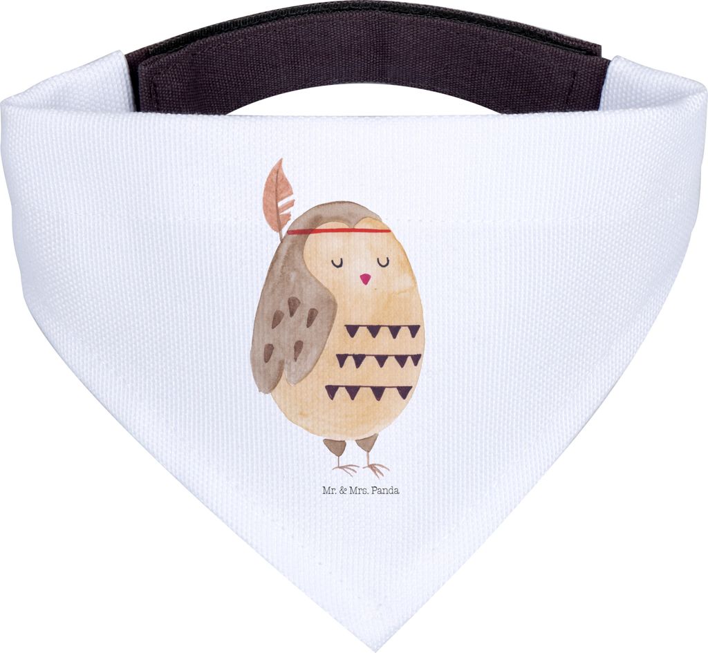 Mr. & Mrs. Panda Bandana Eule Federschmuck - Weiß - Geschenk, Dekoration, Abenteuer, Hunde Hals Tuch, Halstuch Für, Hundehalstuch, Hund, Das Lebe...