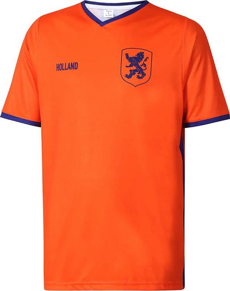 Niederländische Fußball Trikot Set Heim - Orange - Kinder und Erwachsene - 128