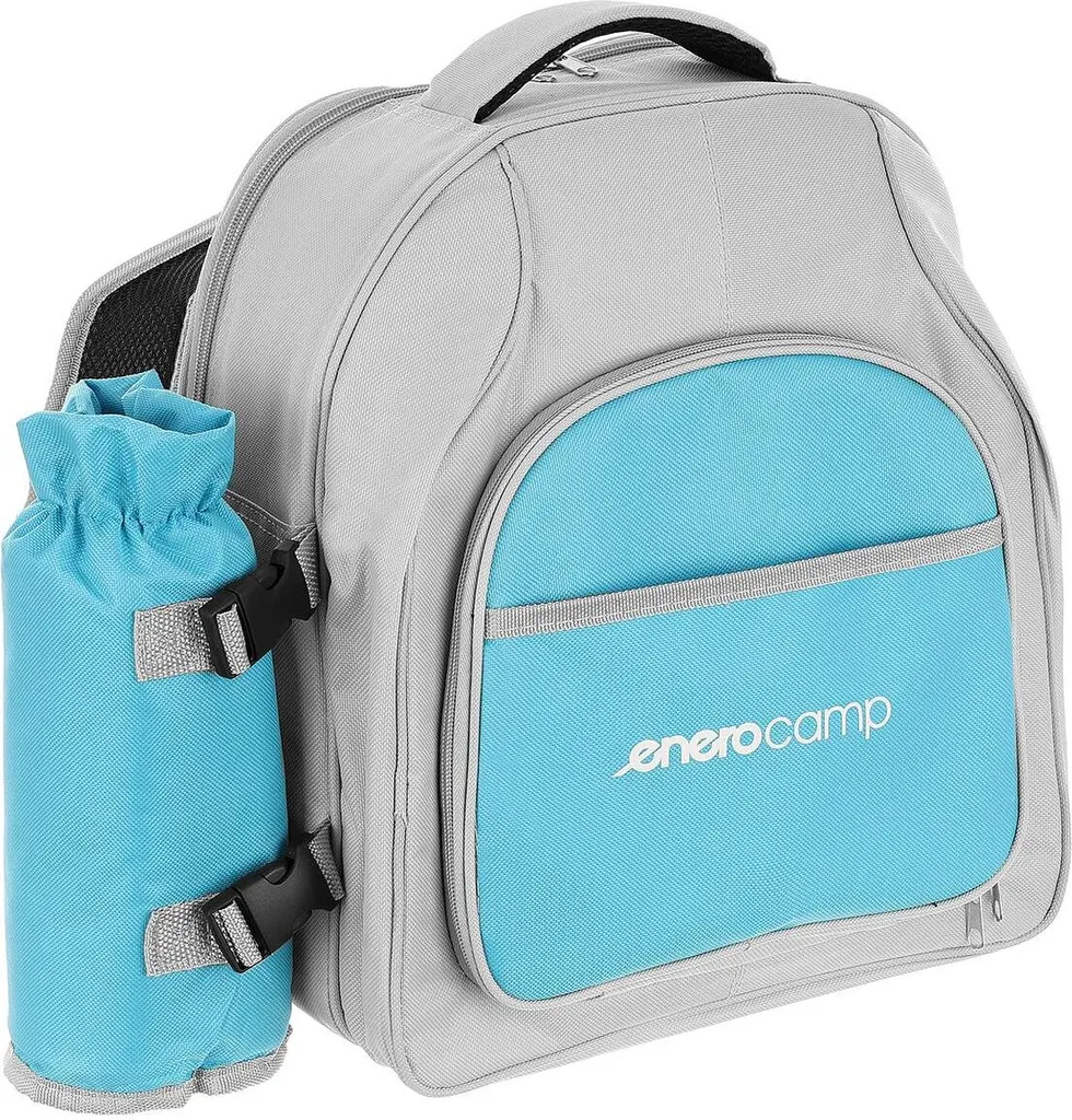 Sac à dos pique-nique isotherme 25L bleu-gris January Camp - Randonnée