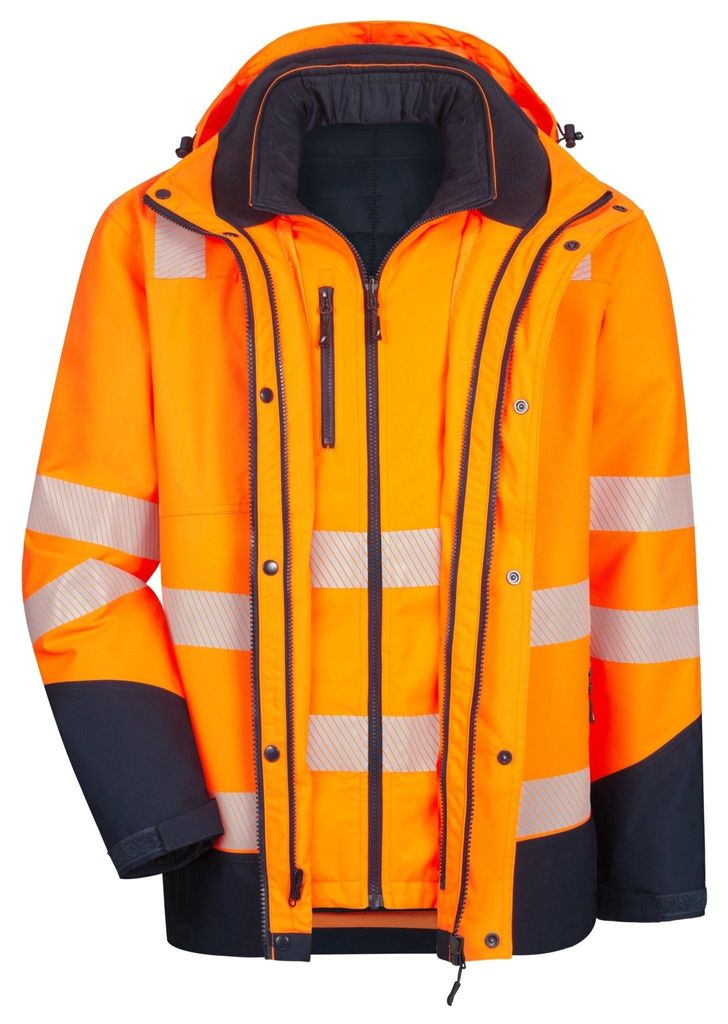 NITRAS Warnschutzjacke 5 in 1 Gr. L orange