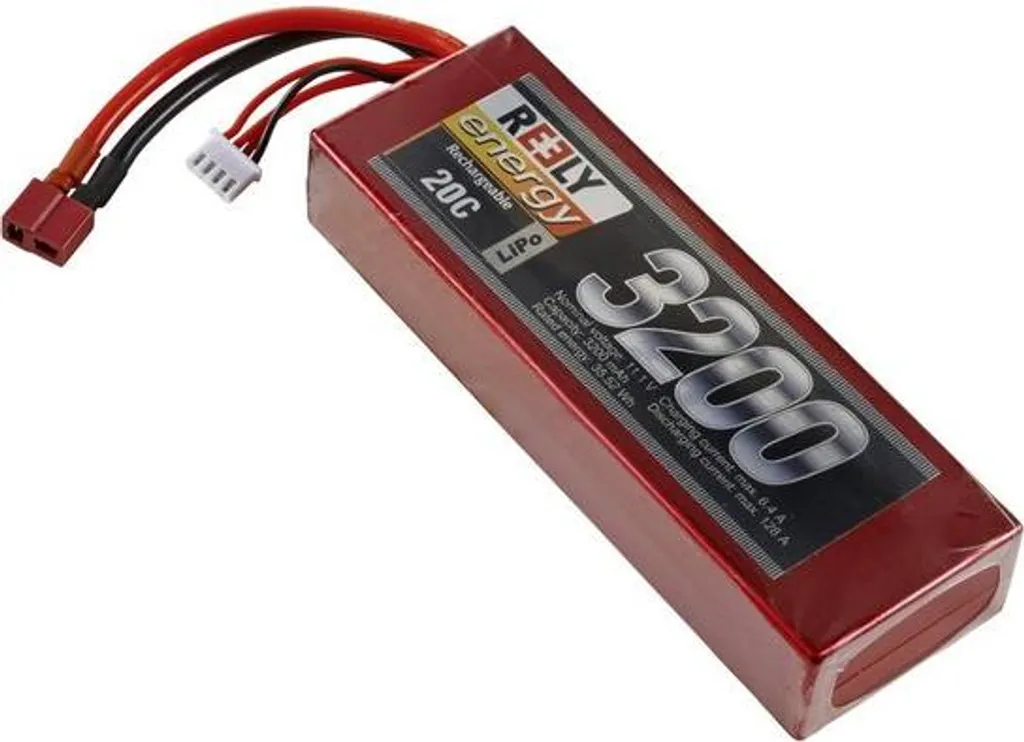 Accu LiPo 3S 11.1V 3200mAh pour voiture RC avec coque rigide de protection