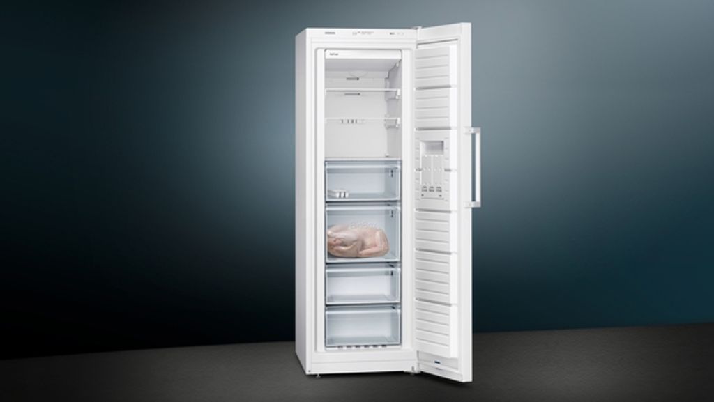 Siemens Gefrierschrank 176 x 60 cm weiß iQ300 GS33NVWEP Produktbild 6