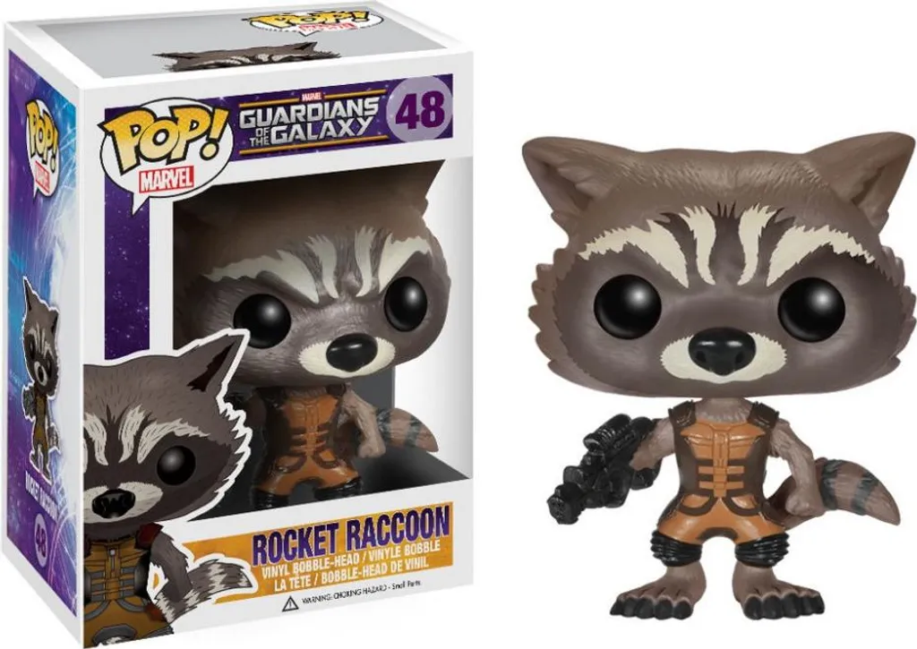 Cadeau Marvel Rocket Raccoon Funko Pop figurine 9cm pour fans Gardiens