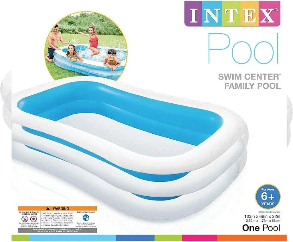 Intex 56483NP Piscina Gonfiabile Family 262x175x56cm - Offerta Estate - 2