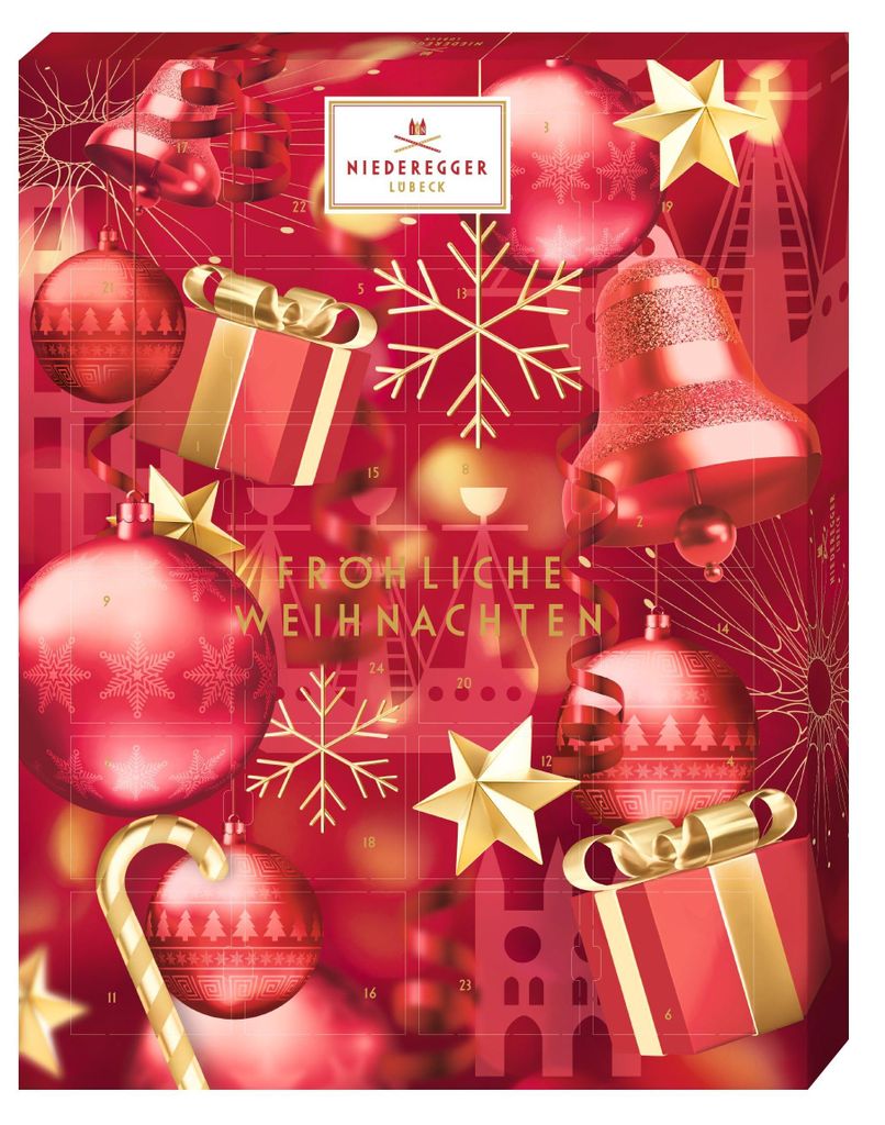 Niederegger Adventskalender Glamour Produktbild 