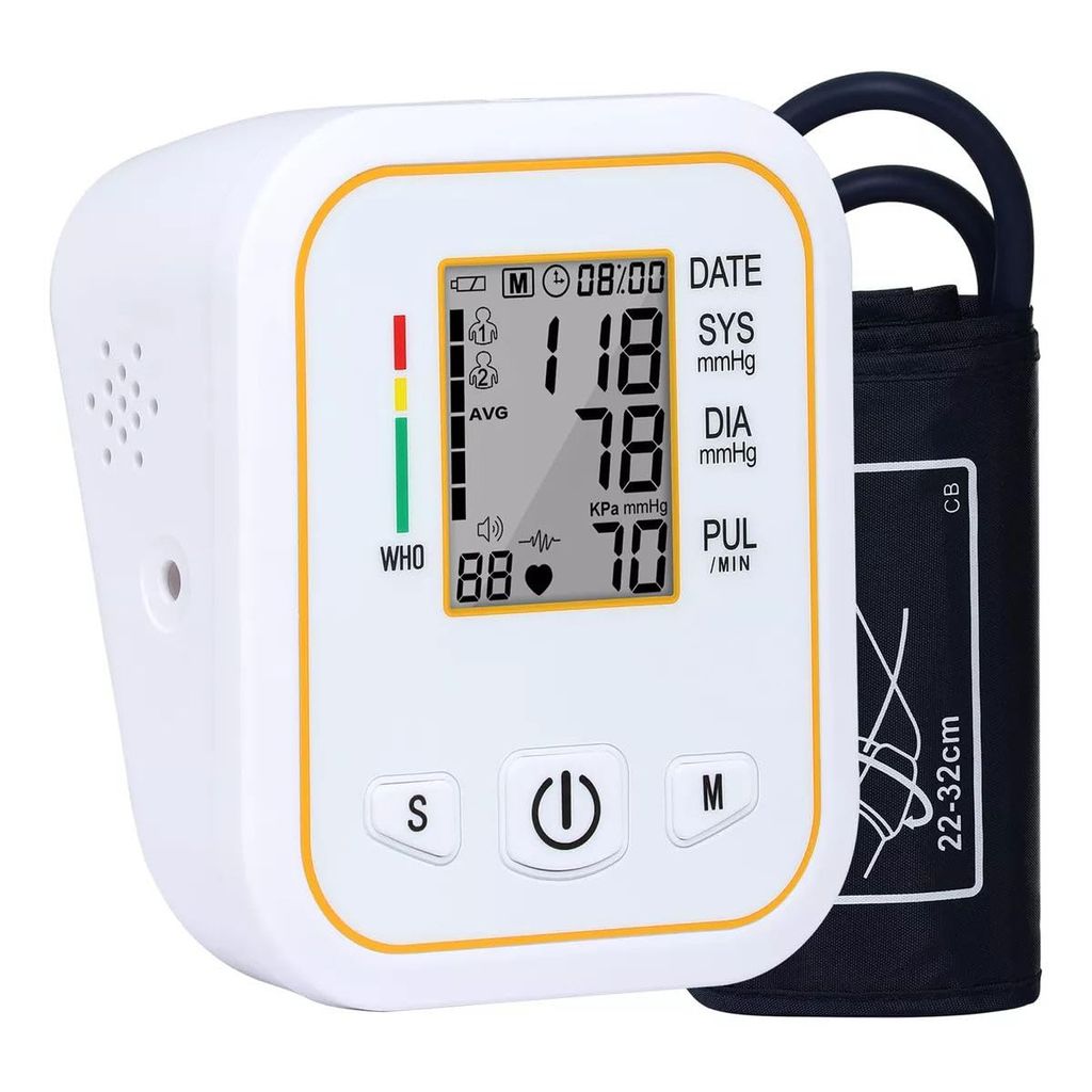 Blutdruckmessgerät Oberarm Digital Messgerät Bluthochdruck Produktbild 