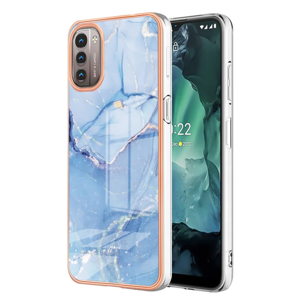 Cover Silicone Nokia G21 G11 Blu Fantasia - Protezione TPU Essenziale
