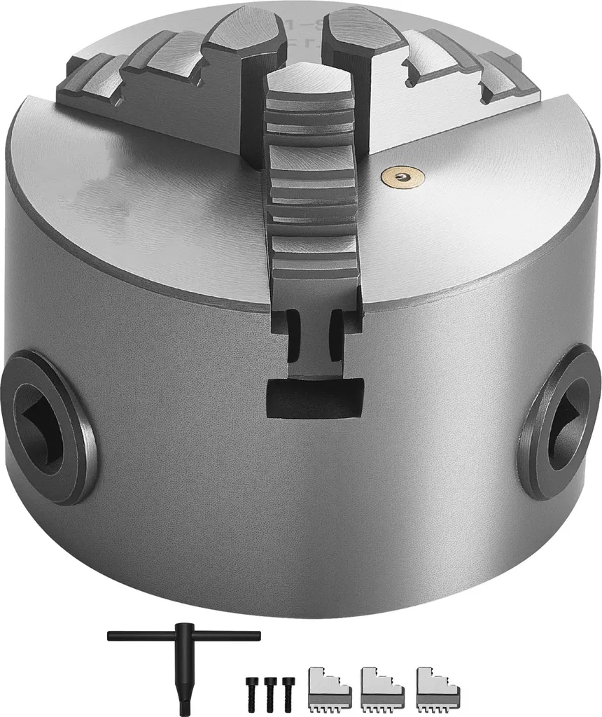Mandrin de centrage automatique 80mm pour tour à métaux et fraiseuse